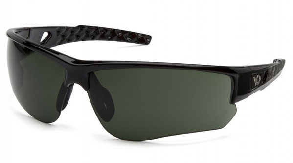 Тактические очки Venture Gear Atwater (forest gray) Anti-Fog, серо-зеленые в серебристой оправе фото