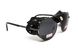 Захисні окуляри Global Vision Aviator-5 GunMetal (gray), сірі в темній оправі зі знімним ущільнювачем із синтетичної "шкіри" фото 6