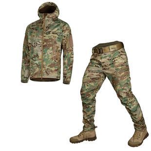 Демисезонный военный комплект Куртка Stalker + Брюки Stalker Vent Multicam Camotec фото