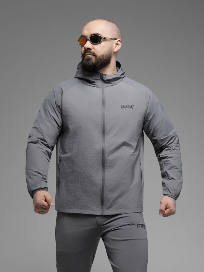 Куртка ветровка BEZET Solguard UV 100 серый фото