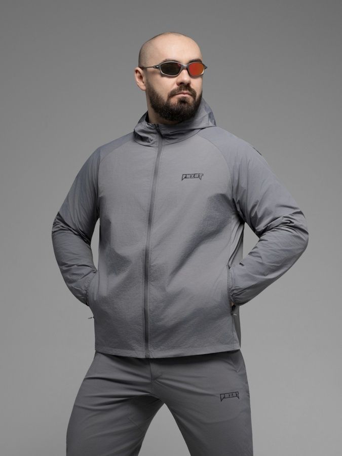 Куртка ветровка BEZET Solguard UV 100 серый фото
