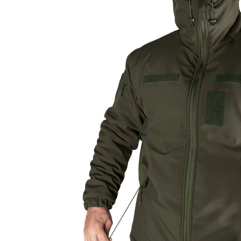 Демисезонная тактическая куртка Softshell Cyclone олива Camotec фото