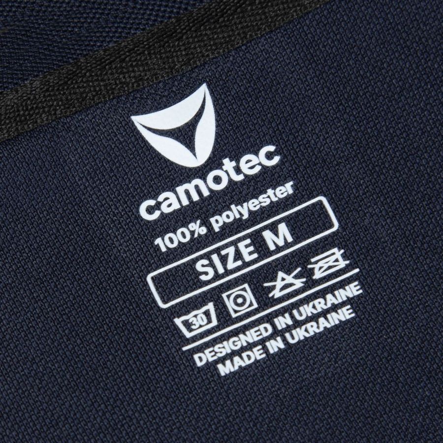 Футболка поло Patrol Long LT CoolPass темно-синее Camotec фото