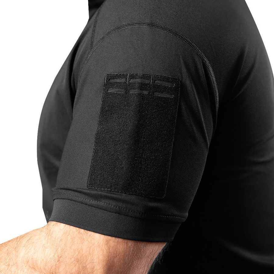 Футболка поло Patrol CoolPass Pique LT чорне Camotec фото