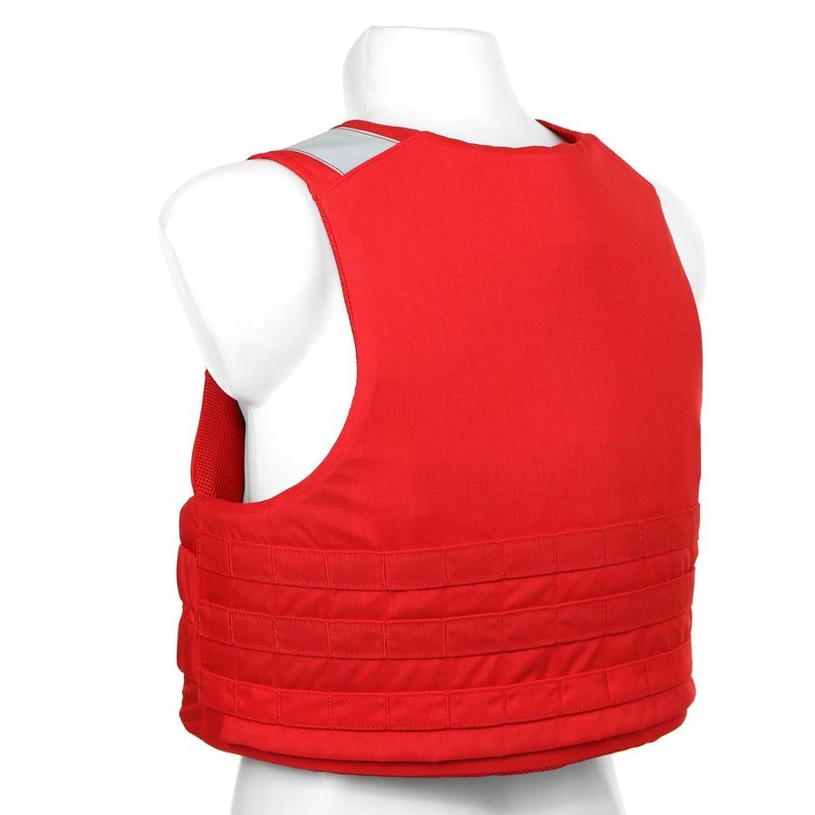 Протиуламкова балістична майка для медиків та рятувальників, 1 або 2 класу ДСТУ та NATO STANAG, червона MOLLI