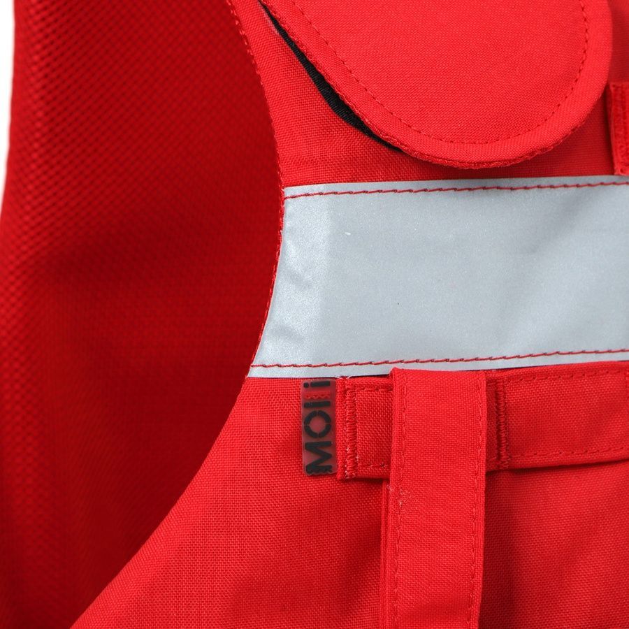 Протиуламкова балістична майка для медиків та рятувальників, 1 або 2 класу ДСТУ та NATO STANAG, червона MOLLI