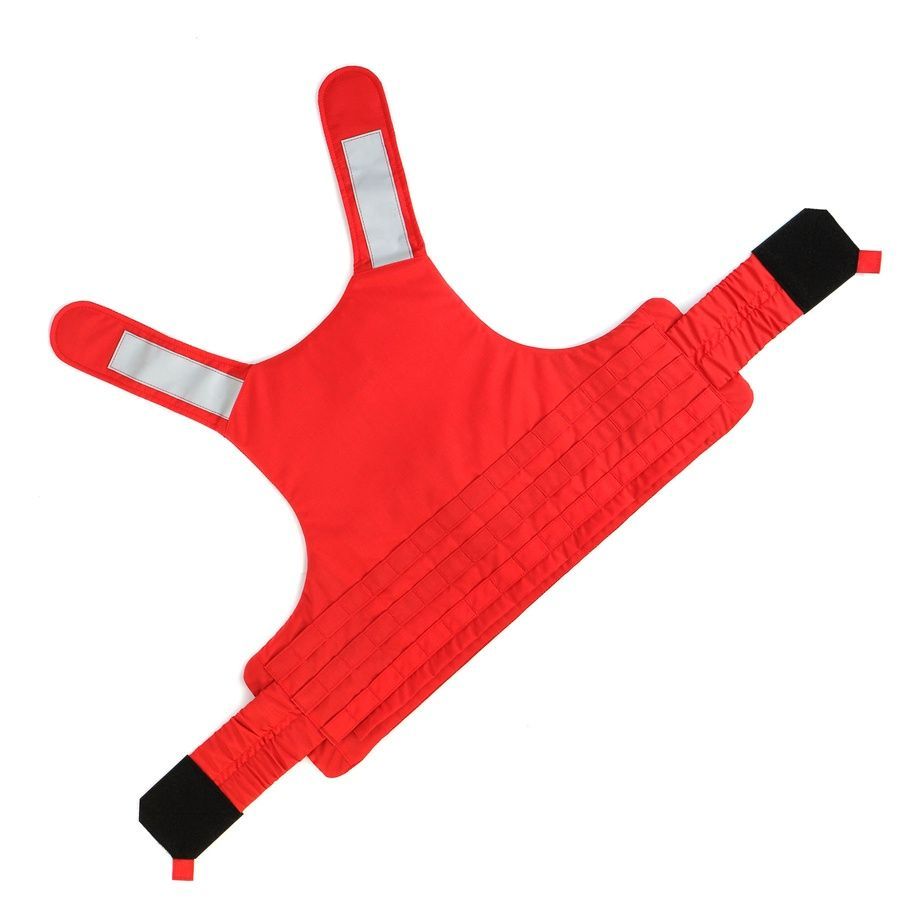 Протиуламкова балістична майка для медиків та рятувальників, 1 або 2 класу ДСТУ та NATO STANAG, червона MOLLI