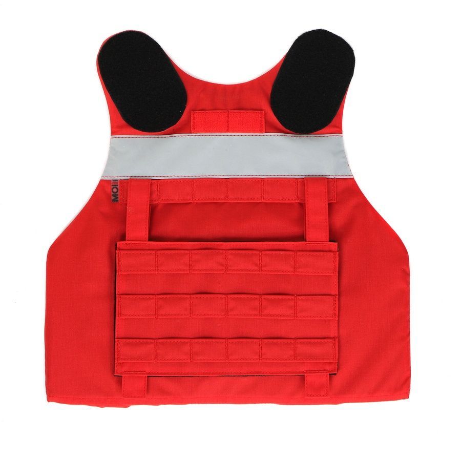 Протиуламкова балістична майка для медиків та рятувальників, 1 або 2 класу ДСТУ та NATO STANAG, червона MOLLI