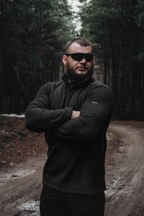 Жіноча військова тактична флісова кофта Alpha чорна BEZET фото