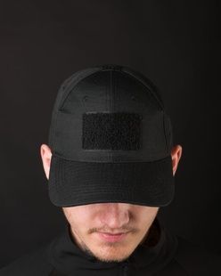 Тактична бейсболка BEZET Military чорний фото