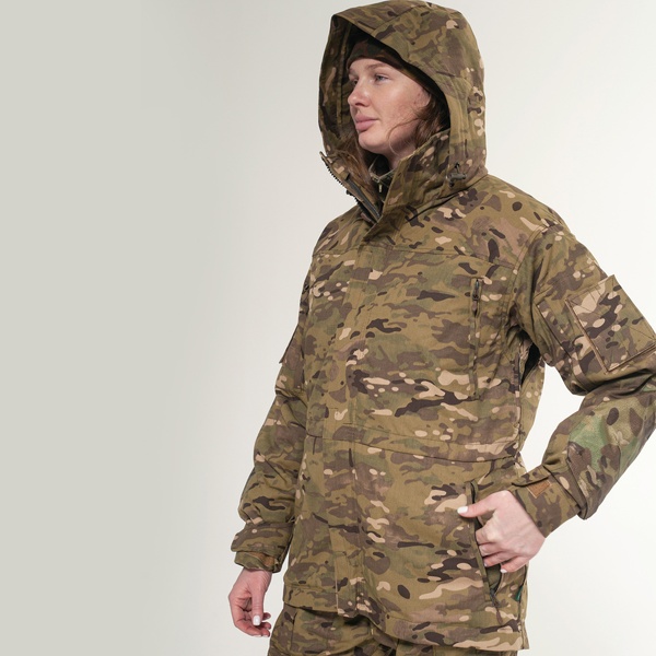 Жіноча штурмова куртка Gen 5.2 Multicam (OAK) UATAC Куртка пара з флісом M фото