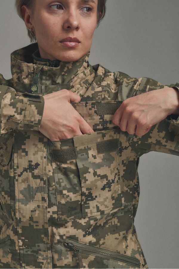 Демисезонная женская тактическая куртка FC Combat Fit Пиксель Kiborg фото