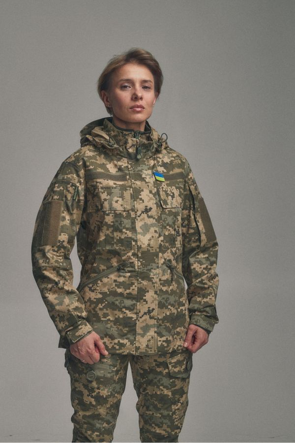 Демисезонная женская тактическая куртка FC Combat Fit Пиксель Kiborg фото