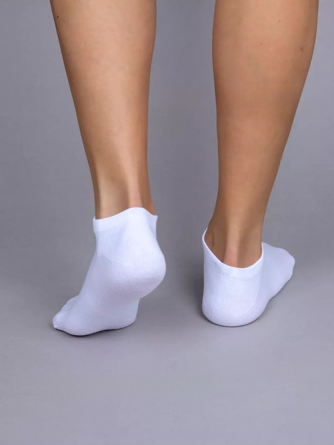 Носки низкие BEZET Basic белый, 39-45 фото