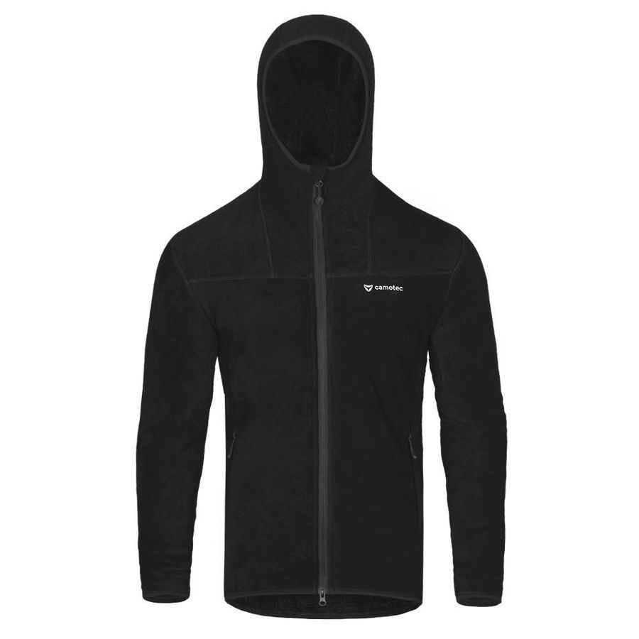 Мужская военная тактическая флисовая кофта Nippy черная Camotec фото