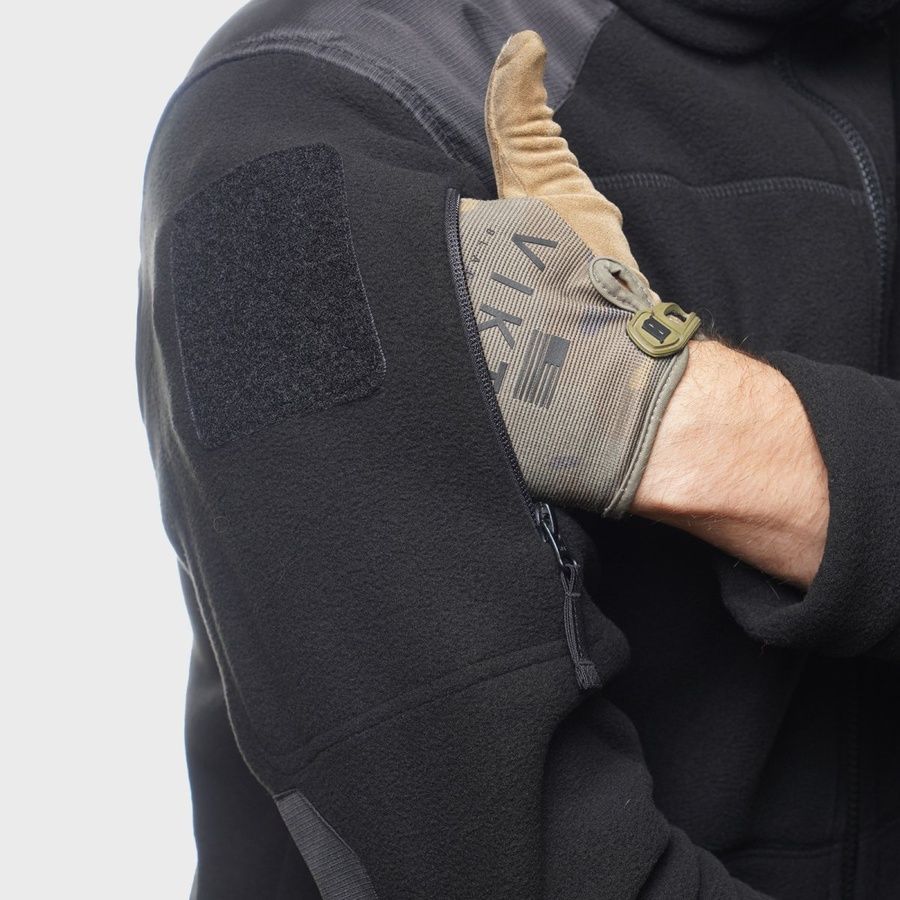 Чоловіча військова тактична флісова кофта Gen 3 чорна UATAC фото