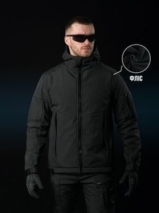 КУРТКА SOFTSHELL BEZET РОБОКОП ЧОРНИЙ фото