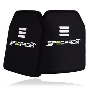 Керамические бронеплиты 6-го класса SPECPROM. Вес 5,6кг. Размер 25 на 30 см. Комплект &ndash; 2 шт (00000002792) фото