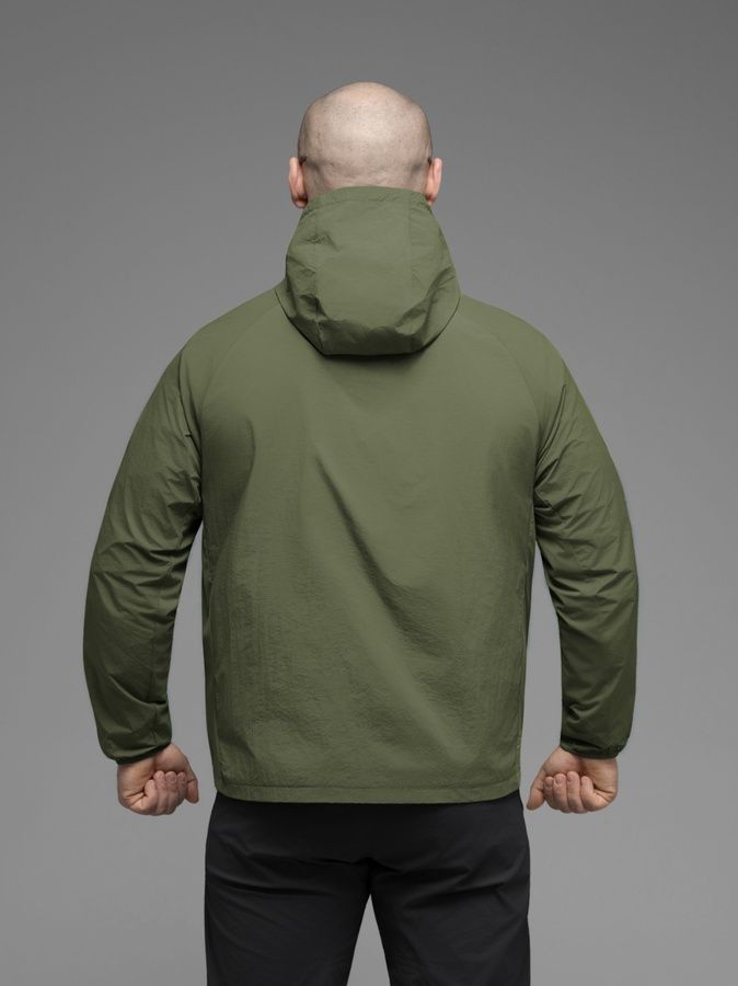 Куртка ветровка BEZET Solguard UV 100 хаки фото