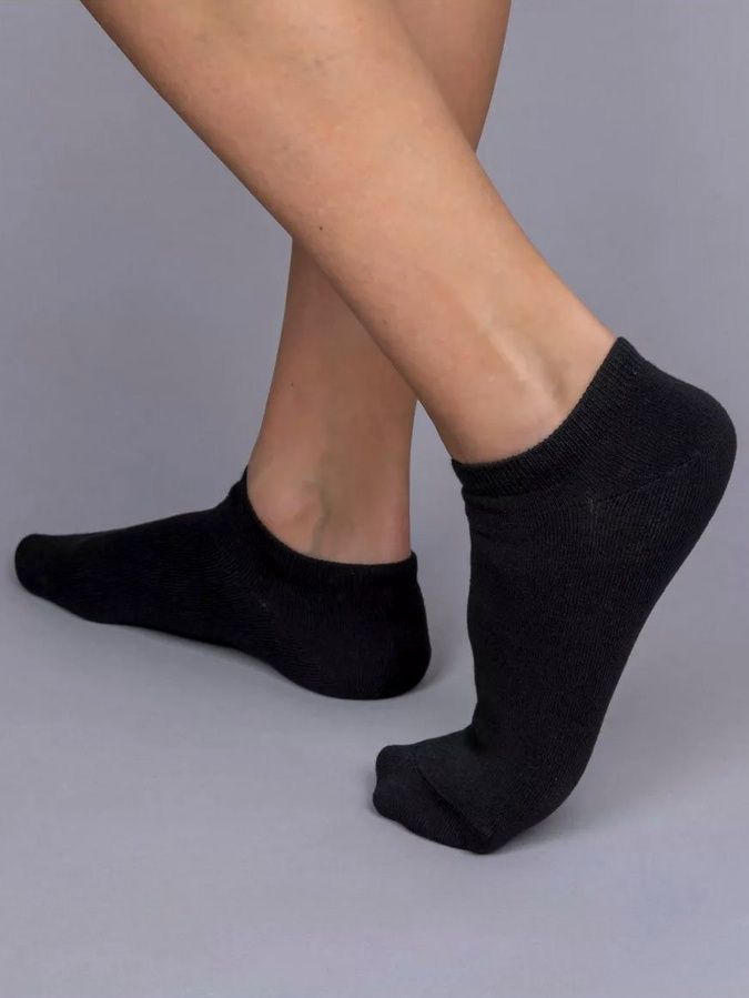 Носки низкие BEZET Basic черный, 39-45 фото