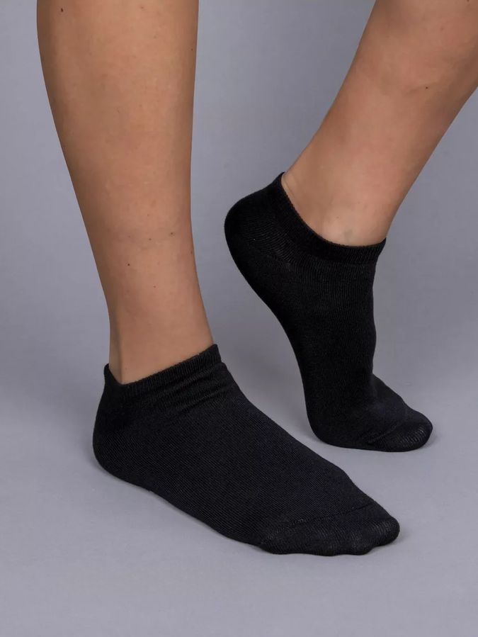Носки низкие BEZET Basic черный, 39-45 фото