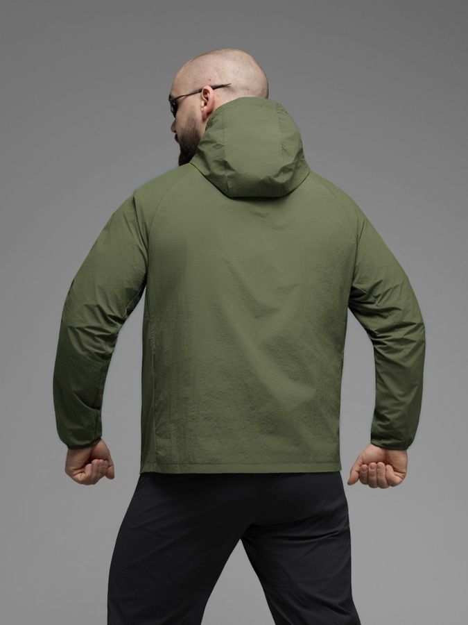 Куртка ветровка BEZET Solguard UV 100 хаки фото
