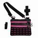 Тактическая мужская сумка через плечо RoKit Multicam Black Pink M с MOLLE и панелью велкро фото 2