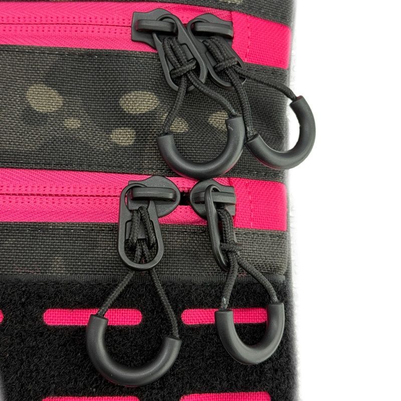 Тактична чоловіча сумка через плече RoKit Multicam Black Pink M із MOLLE та панеллю велкро фото