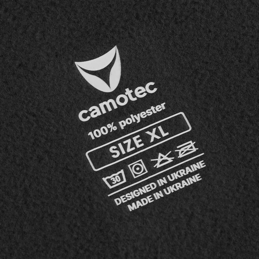 Чоловіча тактична флісова кофта Hawk Himatec чорна Camotec фото
