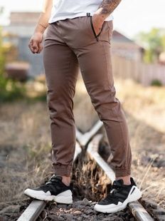 Брюки джогери BEZET Casual бежевий фото