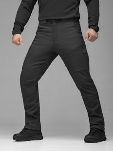 Брюки карго тактические Softshell BEZET Techwear черный фото