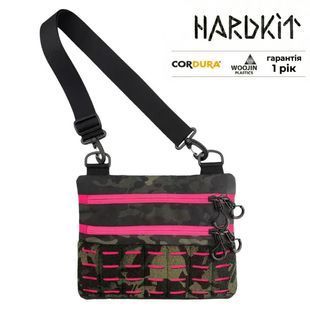 Тактична чоловіча сумка через плече RoKit Multicam Pink M із MOLLE та панеллю велкро фото