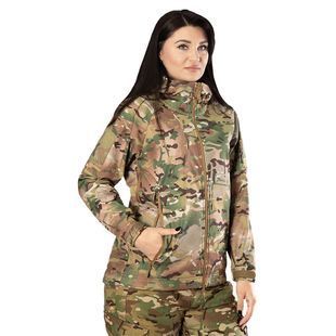 Демисезонная женская военная куртка Softshell Pani Multicam Camotec фото
