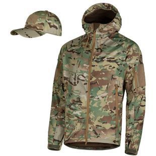 Куртка тактическая демисезонная CM Stalker SoftShell Multicam Camotec фото