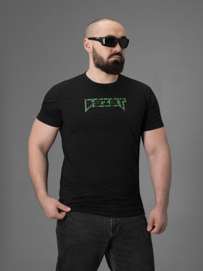 Футболка Tiger черная BEZET фото