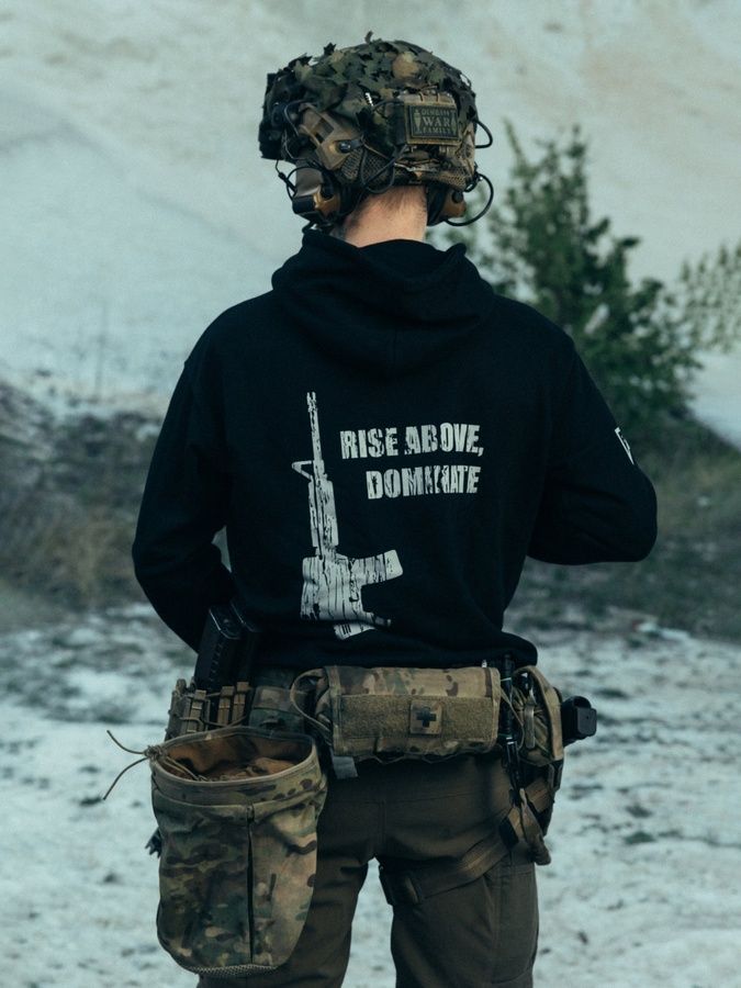 Чоловіче худі Commando чорний BEZET фото