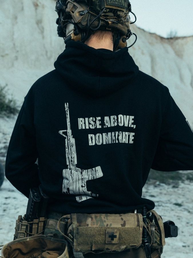 Чоловіче худі Commando чорний BEZET фото