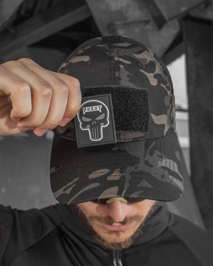 Тактическая бейсболка BEZET Military черный мультикам фото