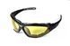 Защитные фотоочки очки Global Vision Shorty Photochromic (yellow) Anti-Fog, желтые фото 6