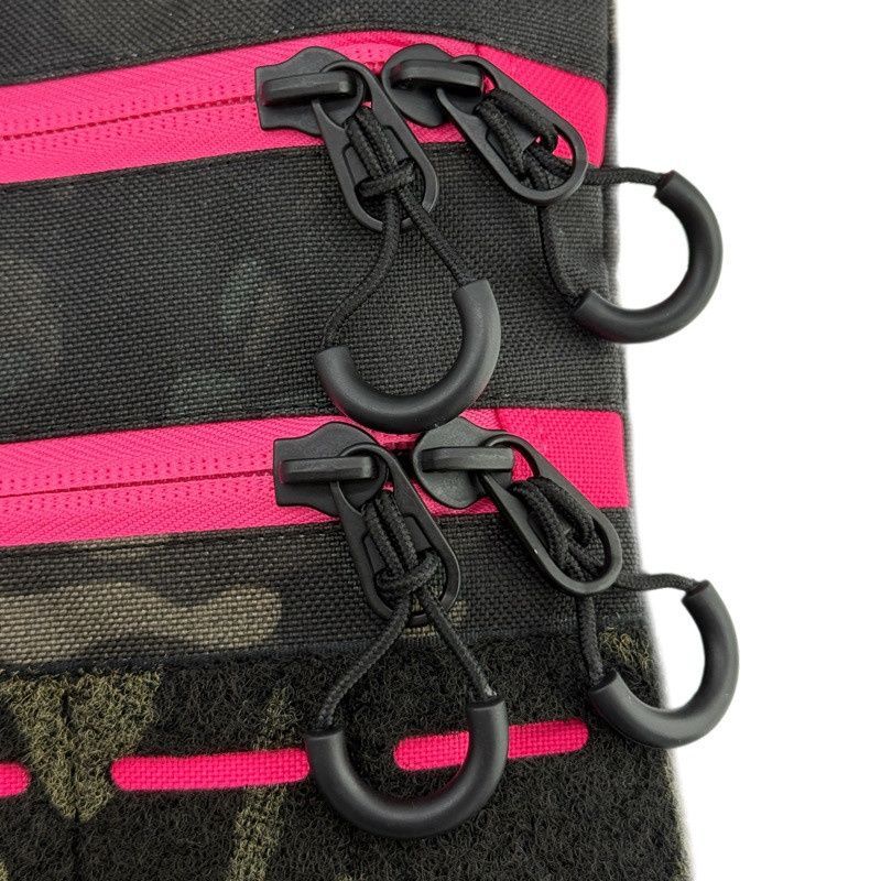 Тактична чоловіча сумка через плече RoKit Multicam Pink M із MOLLE та панеллю велкро фото
