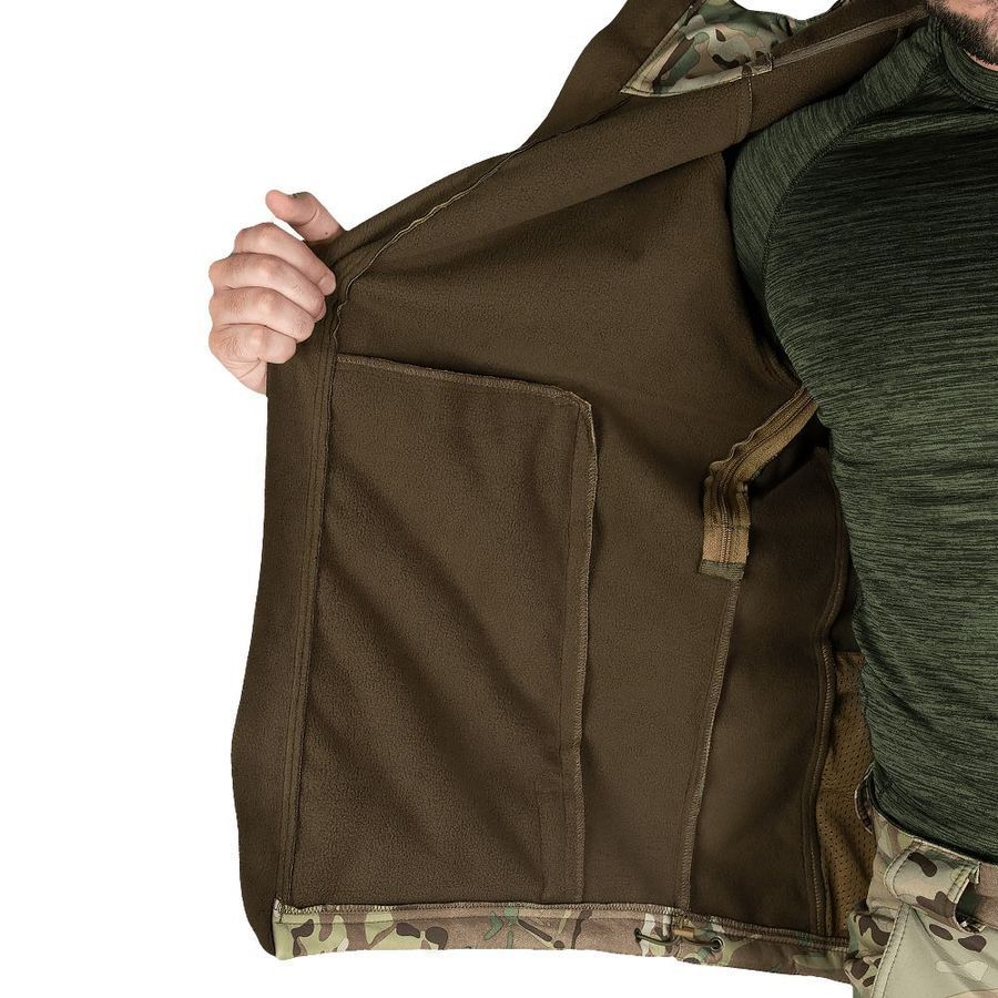 Куртка тактическая демисезонная CM Stalker SoftShell Multicam Camotec фото