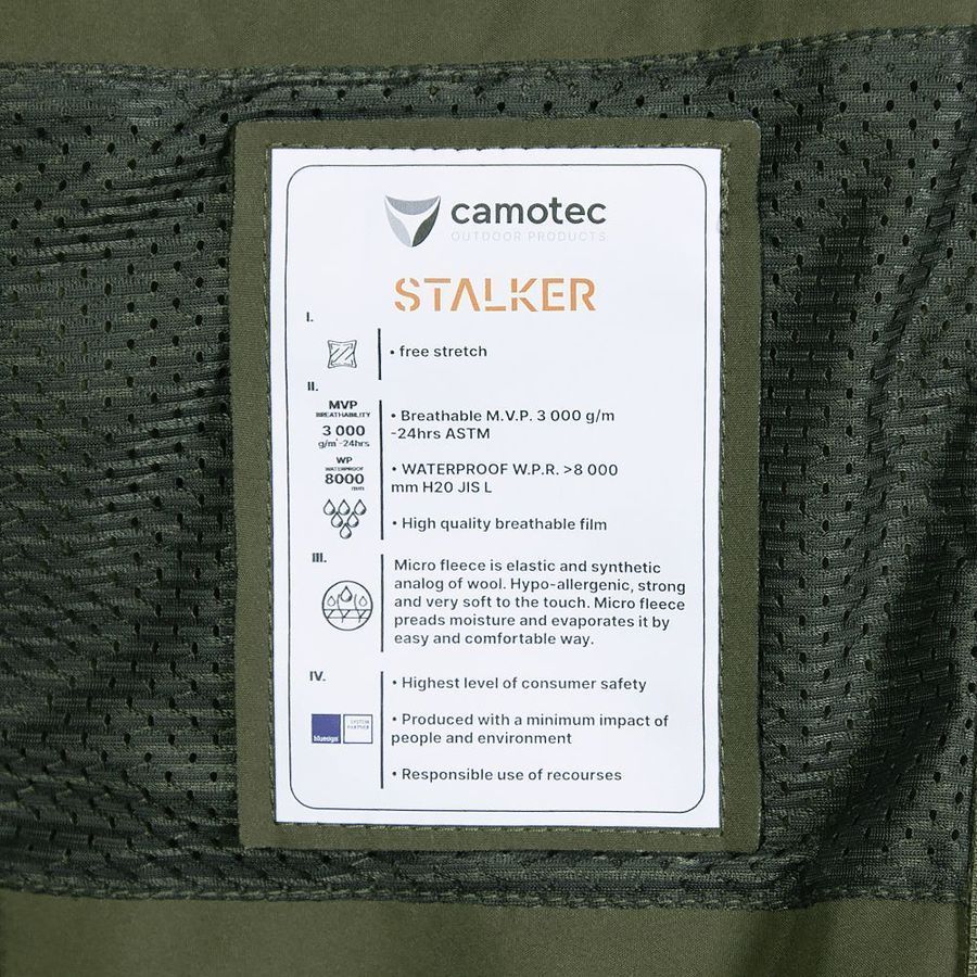 Демісезонна жіноча тактична куртка Softshell Stalker олива Camotec фото