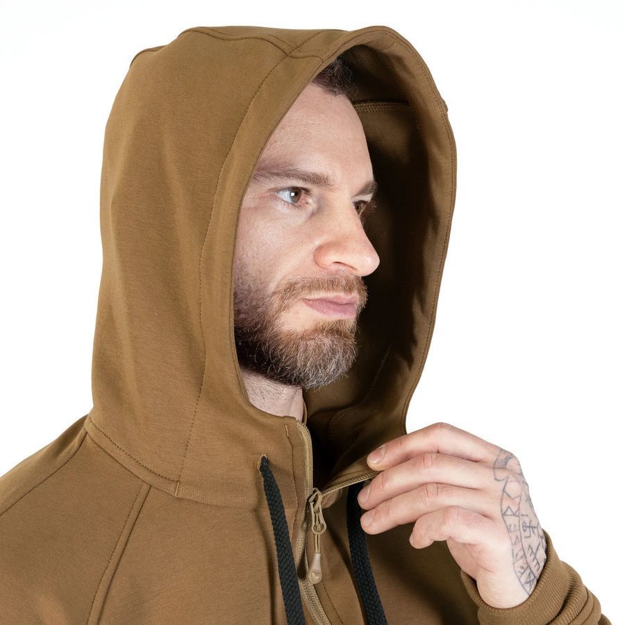 Летний мужской тактический спортивный костюм FitPro Zip Койот Camotec фото