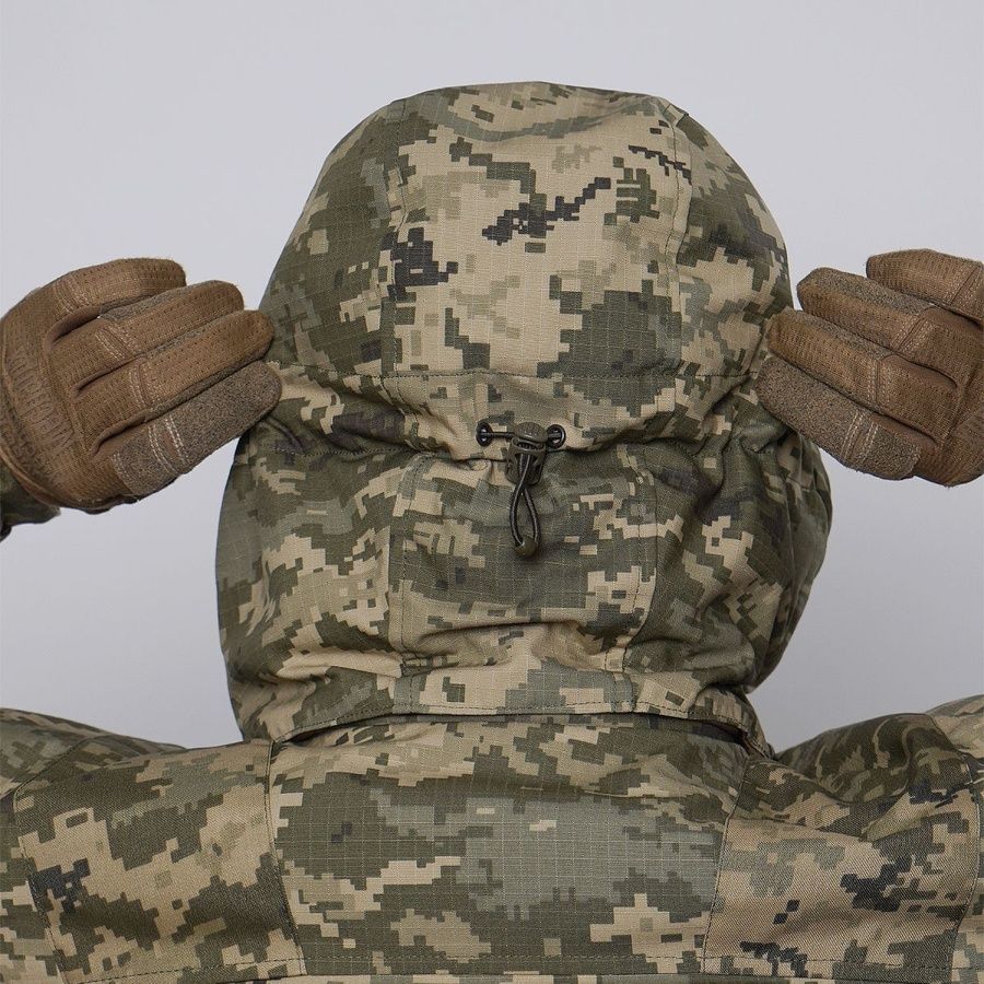 Зимова тактична куртка UATAC Pixel RIP-STOP Climashield Apex XL фото