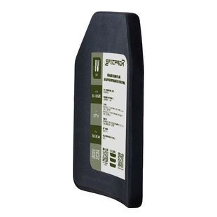Керамическая бронеплита Sic+PE 4-го класса SPECPROM. Вес 2.0 кг. Размер 25 на 30 см. Черная (00000003373) фото