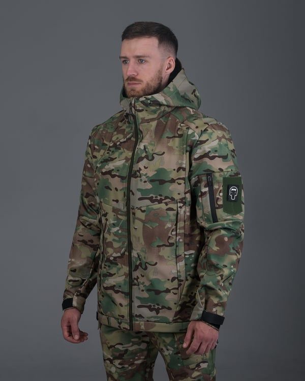 Куртка Softshell BEZET Робокоп 2.0 мультикам фото
