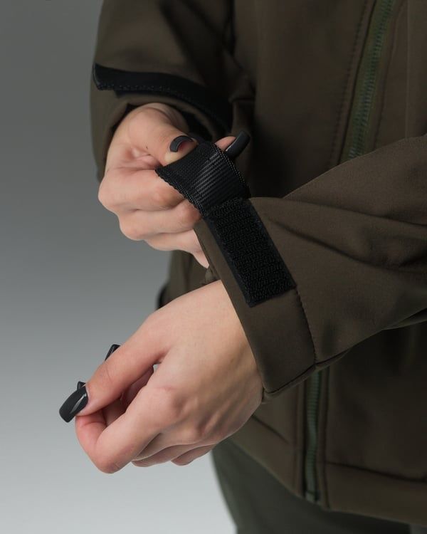 Куртка женская Softshell BEZET Робокоп 2.0 хаки фото