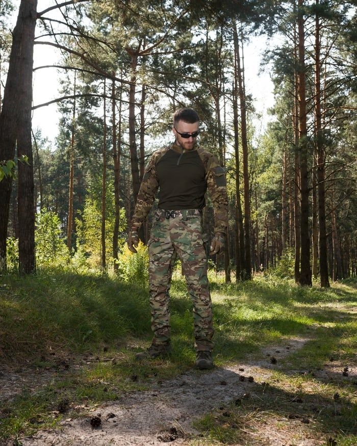 Брюки карго тактические Softshell BEZET Байрактор мультикам фото