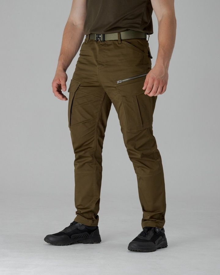Штани карго тактичні BEZET Recon хакі фото