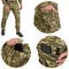 Військові демісезонні штани Герць Хижак- піксель Camotec фото 4